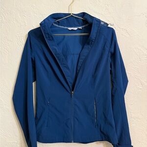 Lady Hagen Navy Blue Full-Zip Utility Jacket